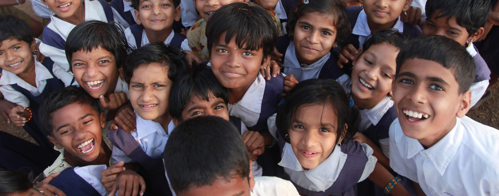 Children participating in an Avani education program