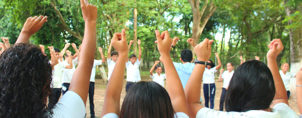 Young people participating in a gender workshop in Honduras