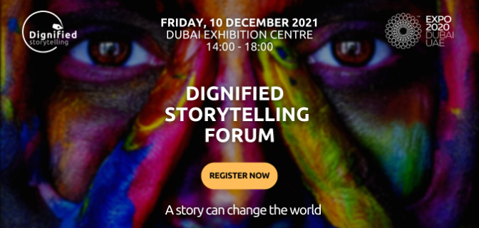 Dignified Storytelling Forum flyer