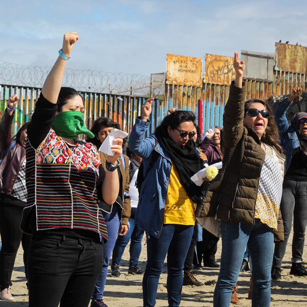 Young people at the Tijuana convening