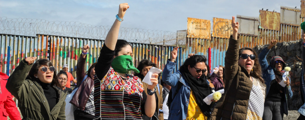 Young people at the Tijuana convening