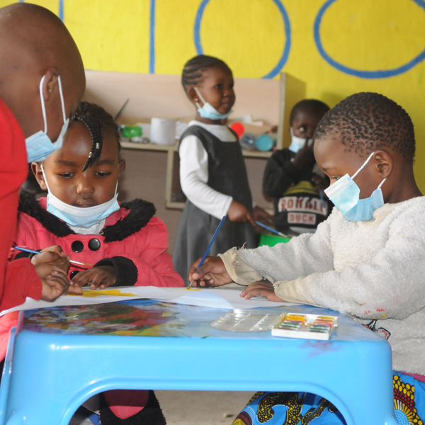 Children in a classroom in Kenya