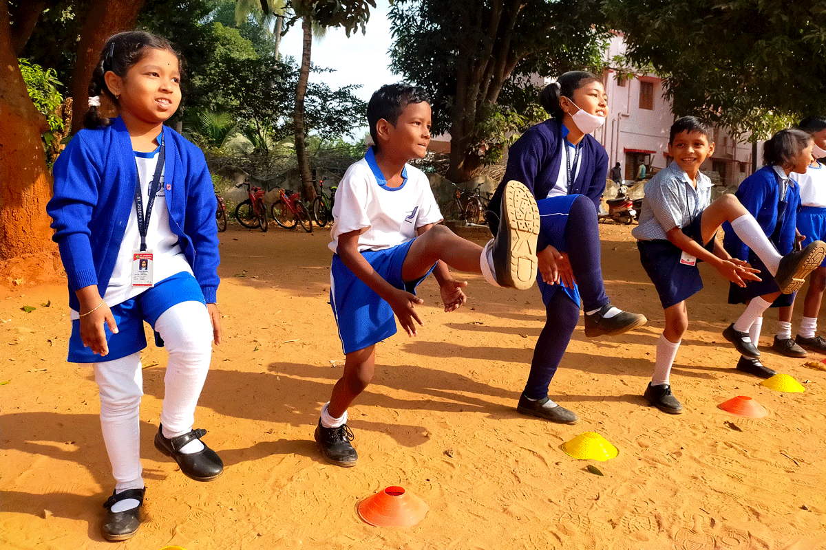 children playing sports 