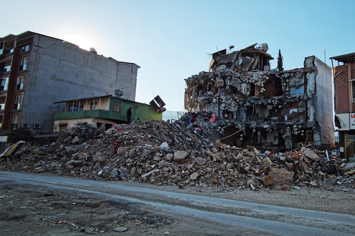 Buildings destroyed by the 2023 earthquakes in Turkiye