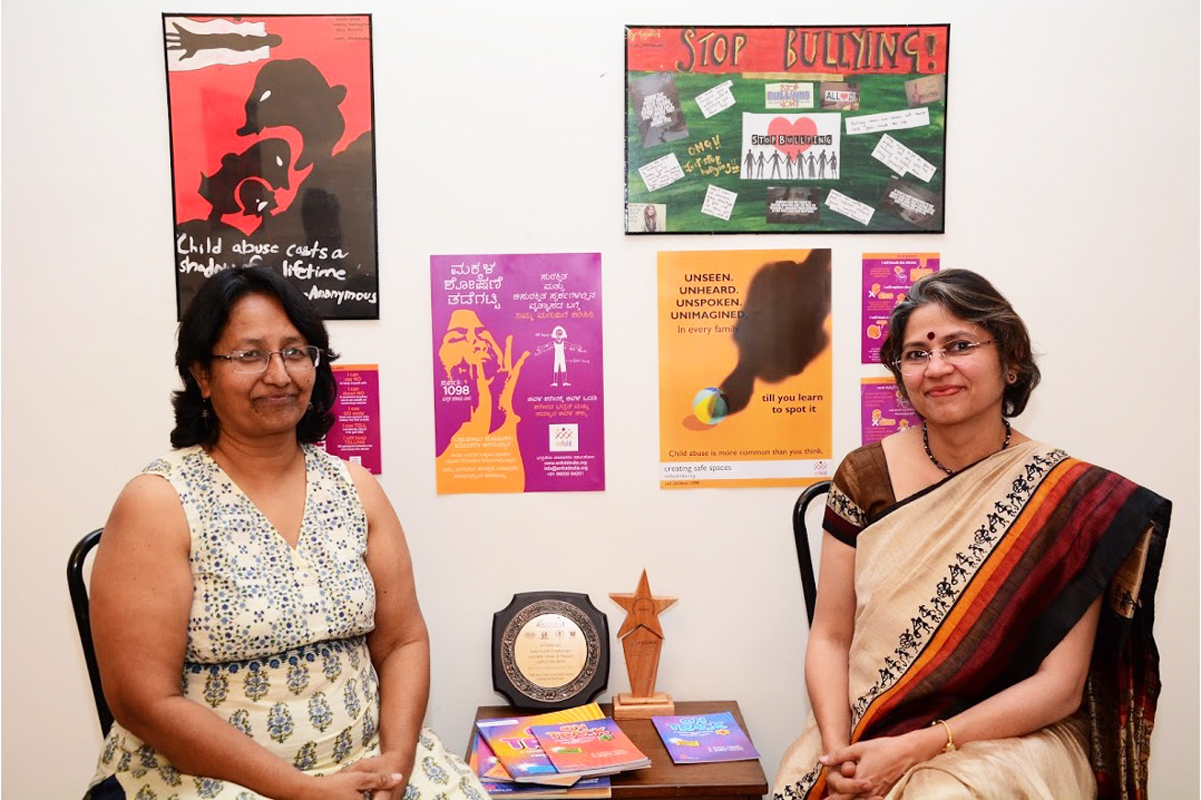 Dr. Shaibya Saldanha (left) and Dr. Sangeeta Saksena (right), co-founders of Enfold. 
