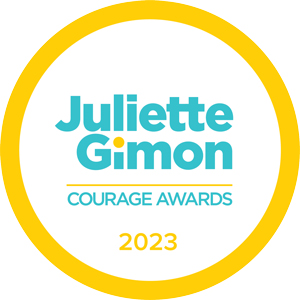 Courage Awards 2023 badge