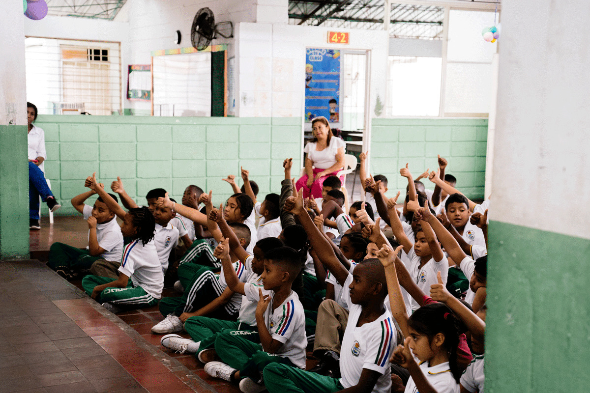 Kids in classroom