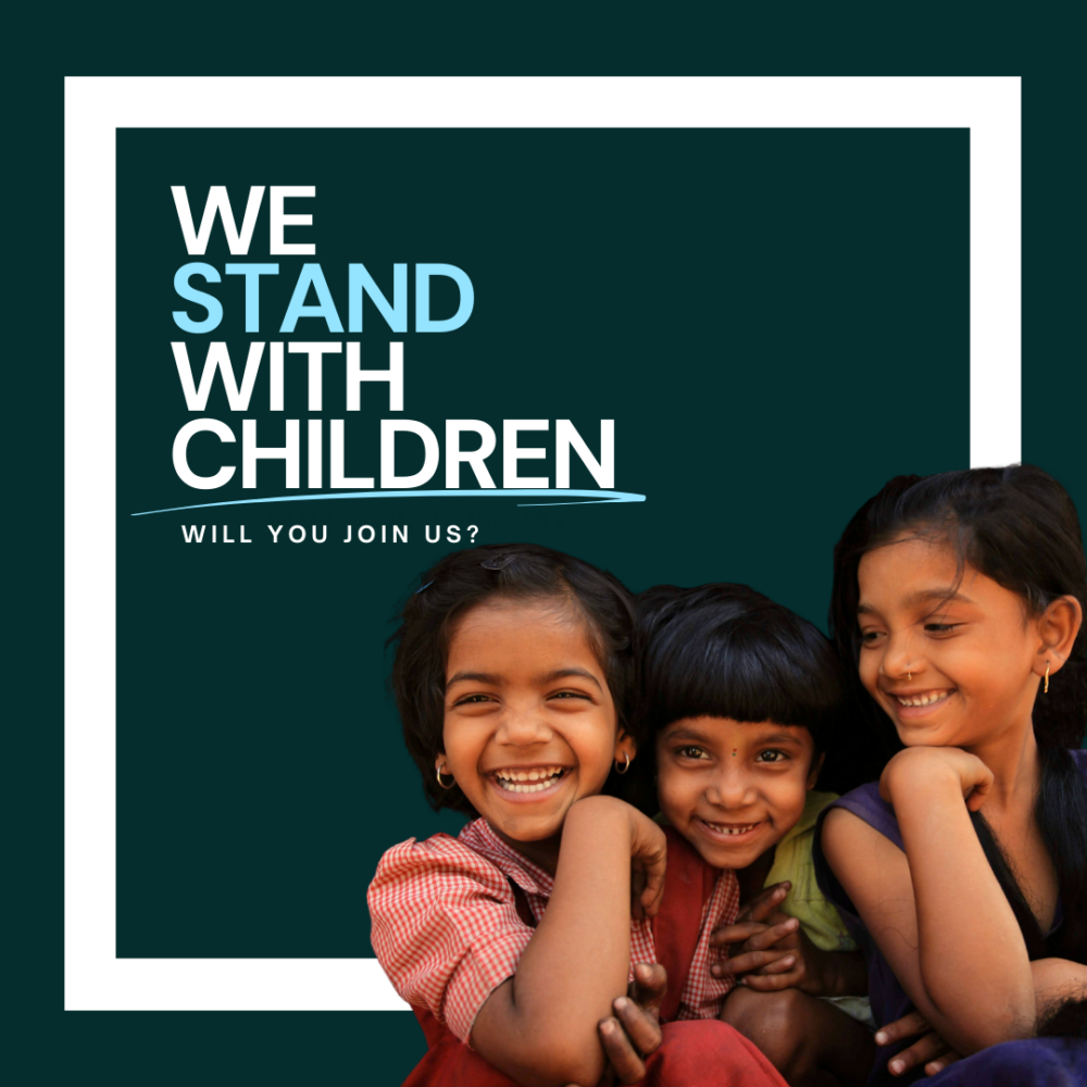 We stand with children. Will you join us?